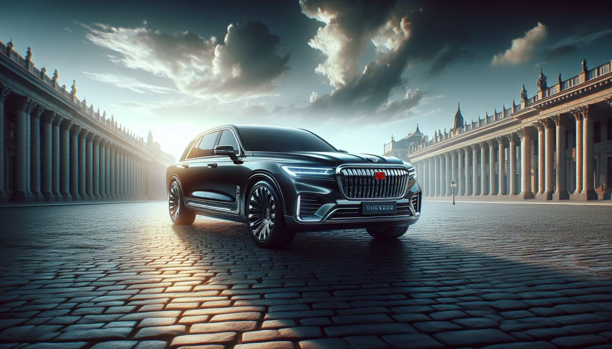 A Hongqi luxury sedan, the Chinese state brand now eyeing European assembly via a Stellantis plant in Spain