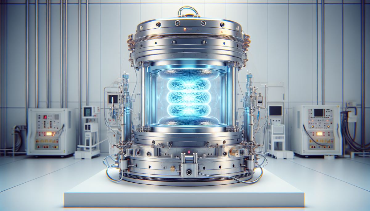 A portable magnetic antimatter trap of the kind used to confine antiprotons during road transport experiments