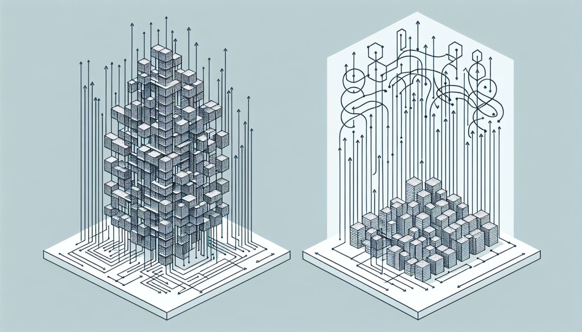 Looped transformer architecture reuses a smaller set of layers across multiple passes, reducing parameter count vs. standard deep transformers
