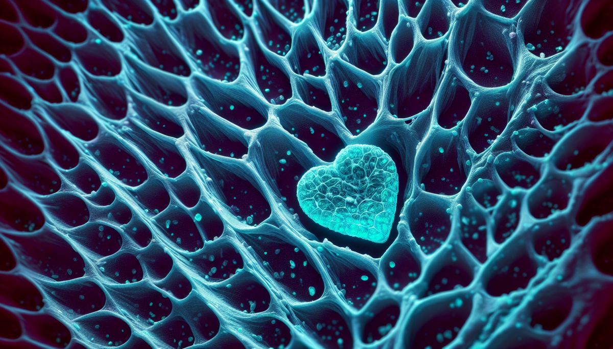 Cardiomyocytes under microscopy, the heart muscle cells targeted in partial reprogramming research (max 120 chars)