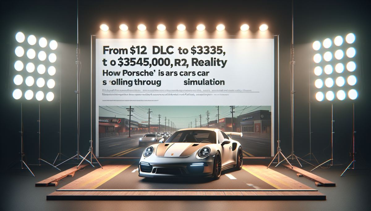From $12 DLC to $375,000 Reality: How Porsche Is Selling Cars Through Simulation