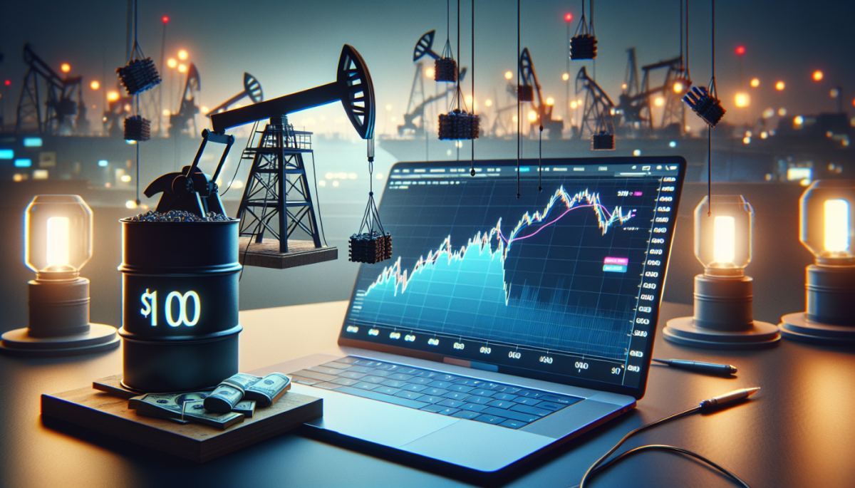 Oil Flirts With $100 as Trump's Iran Signals Pull Markets in Two Directions